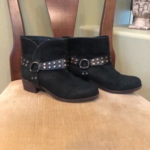 UGG Black Pull On Ankle Boots